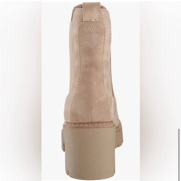🛍️NWT DV Dolce Vita Tobias Desert Suede Platform/heeled boots 11 sand suede - Picture 4 of 10